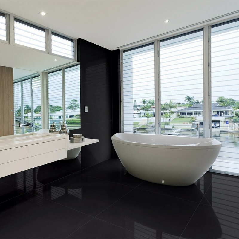 Porcelanato Retificado Delta Nero84 Polido 84X84 2,80M 2344