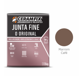 Rejunte Junta Fine Ceramfix Marrom Café 1Kg