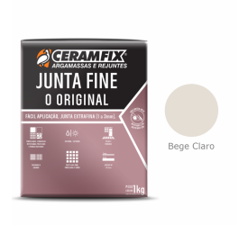 Rejunte Junta Fine Ceramfix Bege Claro 1Kg