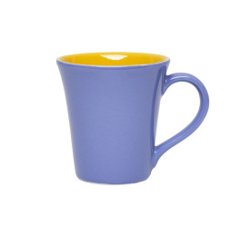 Caneca Oxford Tulipa 330ML - Amarelo/Azul Hortência