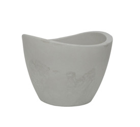 Vaso Vasart Copacabana 40x30cm Antique Branco R038004003017