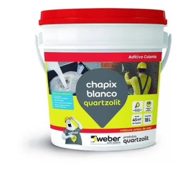 Chapix Quartzolit Blanco Balde - 18L