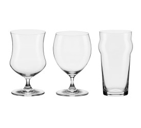 CONJUNTO P/ CERVEJA OXFORD PUB CLASSIC QC38-1000 COPO E TACAS 630, 600, 570ML