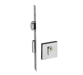 Fechadura Pado Rolete Quadrado Cromado 458-45 CR CIL55