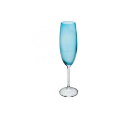 Jogo de 6 Tçs Bohemia P/Champanhe Gastro Cristal Azul 220ml 57932 