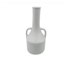 Vaso Btc de Cerâmica Branco 29cm Dl0108