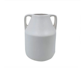 Vaso Btc de Cerâmica Branco Dl0110 