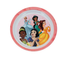 Prato Fundo Yangzi Melamine Princesas 21cm