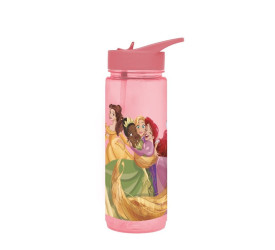 Garrafa Yangzi C/ Canudo Princesas 650ml 
