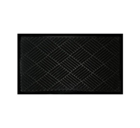 Tapete Uzoo Fenice Texturas 70x40cm Diagonal Preto Black 