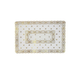 Serviço Americano Uzoo Decorativo 30x45cm Ouro