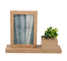 Porta Retrato Yangzi Mdf Plantinha 26830 