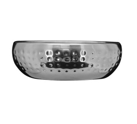 Centro de Mesa Yangzi Inox Martelado 25cm