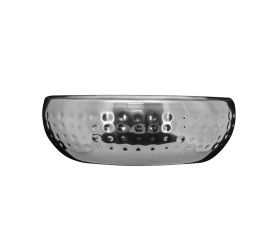 Centro de Mesa Yangzi Inox Martelado 22cm