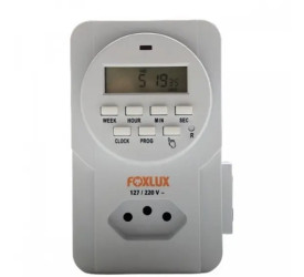 Timer Foxlux Digital P/ Tomada Bivolt 1602