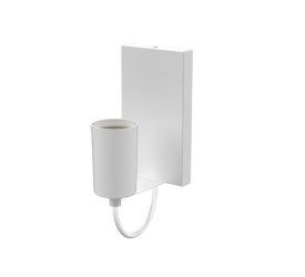 Arandela Taschibra Bilboque 1Xe-27 Branca-Der/01 Branca