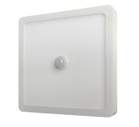 Painel Led Blumenau C/ Sensor Sob. Quad. 18W 6.500K Branco