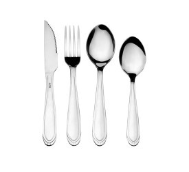 Faqueiro Oxford Em Aço Inox Class 24Pcs 
