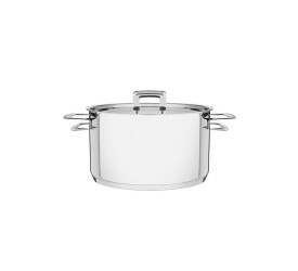 Caçarola Tramontina Brava Inox C/ Tampa E Alças 20Cm 3,6L