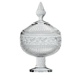 Potiche L'Hermitage Republic Em Cristal C/ Pe 12X21,2Cm
