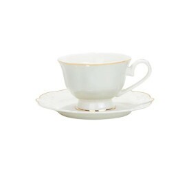Xicara E Pires P/ Chá L'Hermitage Royal Classic 180Ml 31939