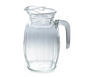 Jarra L'Hermitage Em Vidro Com Tampa Plástica 1,8L 31842