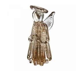 Figura Decorativa Lyor Anjo Vidro 9X20Cm 61884 