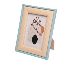 Porta-Retrato Wolff Trancado Rustico Azul Mdf 10 X15Cm 62108 