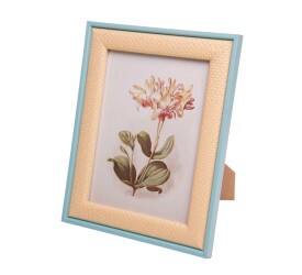 Porta-Retrato Wolff Trancado Rustico Azul Mdf 15X20Cm 62111