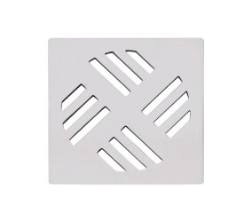 Grelha Astra Quadrada Alumínio 9,4X9,4Cm Gral10 