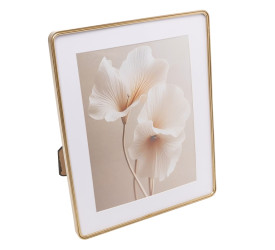 Porta-Retrato Wolff Zen Dourado Metal 15X20Cm 62288 
