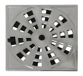 Grelha Astra Rotativa Quadrada Cr.15X15Cm Grb6 