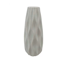 Vaso Btc de Cerâmica Cinza 26cm Dl0097