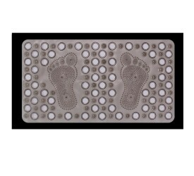Tapete de Box Aqua Spa Retangular Fumê Uzoo 36x66