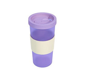 Copo Com Tampa Brinox Nutri 500Ml Lilas 