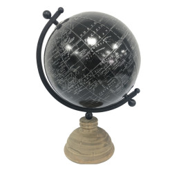 Globo Decorativo Mek Black Preto 