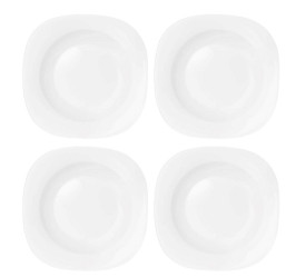 JOGO DE PRATOS FUNDOS OPALINE PLAZA 4PÇS 21CM 5846