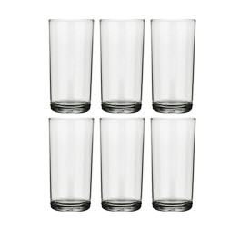 JOGO DE COPOS LONG DRINK NADIR CYLINDER 6 PEÇAS 300ML 7700/096