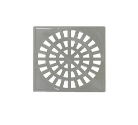 Grelha Astra Quadrada em Abs 15x15 cm Cromada Gr6
