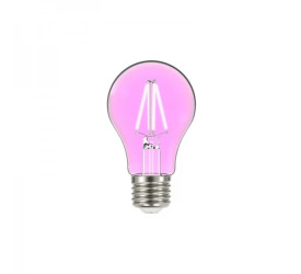 Lâmpada de Led Filamento Taschibra Color Rosa A60 8665