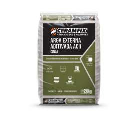 ARGAMASSA CERAMFIX ACII EXTERNA 20KG*