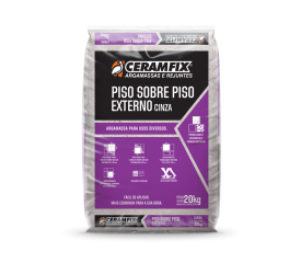 Argamassa Colante Piso sobre Piso Externo Cinza Ceramfix 20kg