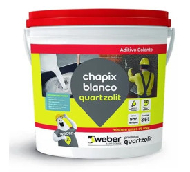 Chapix Quartzolit Blanco Balde - 3,6L