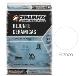 Rejunte Cerâmicas Ceramfix Branco 1Kg