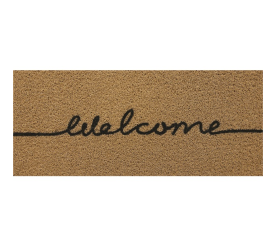 Capacho de Vinil Kapazi 30x70cm Welcome 01vilonwel