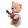 Figura Decorativa Wolff Ursinho C/ Violao Teddy Charm Resina 