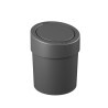 Lixeira Coza Press 5L Cinza Chumbo 