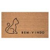 Capacho Fibra De Coco Kapazi Rt 60X33 Cat Bem-Vindo 