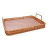 Bandeja Retangular Lyor C/ Alca Kali Plástico 35X25X4,5Cm