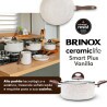 Jg De Panelas Brinox 6 Pçs Ceramic Life Smart Plus Vanilla